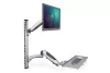 DIGITUS DA-90354 flexibilis monitor VESA 100x100 + billentyűzet tartó konzol fali munkaállomás
