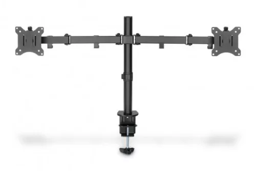 DIGITUS DA-90400 Univerzális (VESA 75/100) dupla fekete monitor tartó konzol