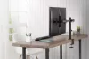 DIGITUS DA-90400 Univerzális (VESA 75/100) dupla fekete monitor tartó konzol
