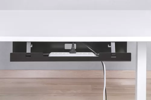 DIGITUS DA-90450 Asztal alatti fekete kábelvezető csatorna