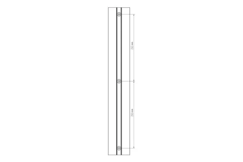 DIGITUS DA-90451 Univerzális falra szerelhető fehér/fekete munkaállomás