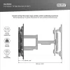 DIGITUS DA-90454 37-80"" VESA max 60kg kihúzható fali TV konzol