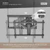 DIGITUS DA-90454 37-80"" VESA max 60kg kihúzható fali TV konzol
