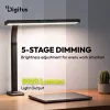 DIGITUS DA-90490 1025lm 7W 50cm asztali fekete LED lámpa