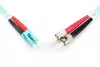 DIGITUS DK-2531-02/3 Duplex 2xLC + 2xST multimodusú OM3 50/125 LSOH 2m optikai patch kábel
