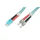 DIGITUS DK-2531-03/3 Duplex 2xLC + 2xST multimodusú OM3 50/125 LSOH 3m optikai patch kábel