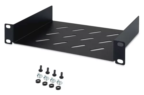 DIGITUS DN-10-TRAY-1-B 10" 1U 150mm mély fekete fix polc