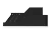 DIGITUS DN-19 TRAY-2-SW 19"" 2U 352mm mély fekete fix polc