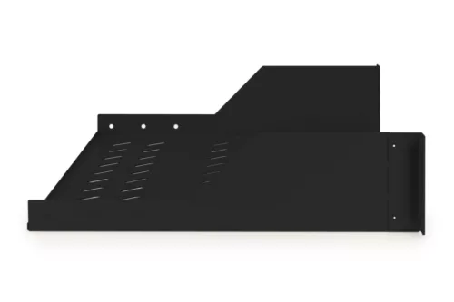 DIGITUS DN-19 TRAY-2-SW 19"" 2U 352mm mély fekete fix polc