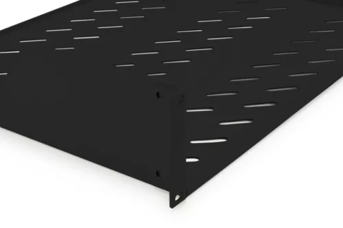 DIGITUS DN-19 TRAY-2-SW 19"" 2U 352mm mély fekete fix polc