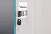 DIGITUS Dynamic-N DN-37104 19" 9U 474x600x450mm lapraszerelt üvegajtós szürke fali rack szekrény
