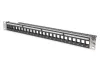 DIGITUS DN-91411-LF 19" 1U 24port ABS moduláris üres patch panel