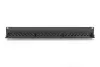 DIGITUS DN-91624S-EA-B 19" 1U 24port Cat.6A kompakt fekete árnyékolt patch panel