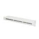 DIGITUS DN-91624S-EA 19" 1U 24port Cat.6A kompakt szürke árnyékolt patch panel