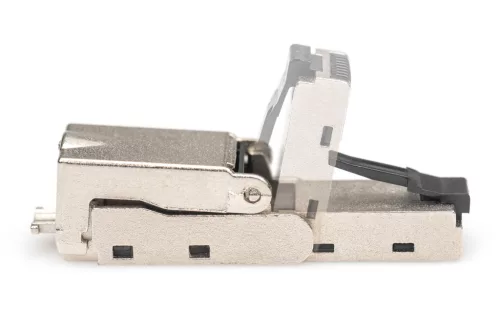 DIGITUS DN-93636 Szerszám nélkül közvetlenül szerelhető árnyékolt hajlítható dugó Cat.6A kábelekhez
