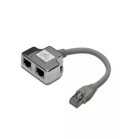   DIGITUS DN-93904 Cat.5e árnyékolt RJ45/RJ45 LAN-LAN lengő Y elosztó