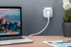 DIGITUS DN-95400 16A 3500W Schuko túlfeszültségvédő adapter