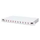 DIGITUS DN-96331-4 19" 1U 12xLC duplex OM4 toldóval pigtaillel és kötőkazettával szerelt optikai patch panel