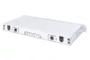 DIGITUS DN-96332-4 19" 1U 24xLC duplex OM4 toldóval pigtaillel és kötőkazettával szerelt optikai patch panel