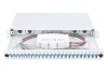DIGITUS DN-96332/9 19" 1U 24xLC duplex OS2 toldóval pigtaillel és kötőkazettával szerelt optikai patch panel