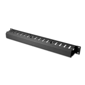   DIGITUS DN-97617 19" 1U fekete csatornás kábelvezető levehető fedéllel