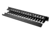 DIGITUS DN-97617 19" 1U fekete csatornás kábelvezető levehető fedéllel