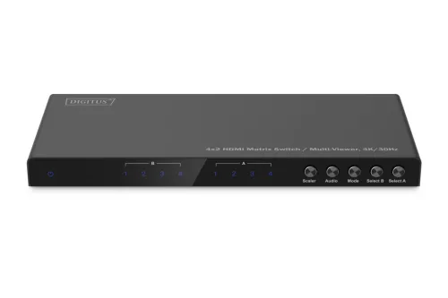 DIGITUS DS-55345 UHD 4K 30Hz 4x2 HDMI Multi Viewer Matrix Switch