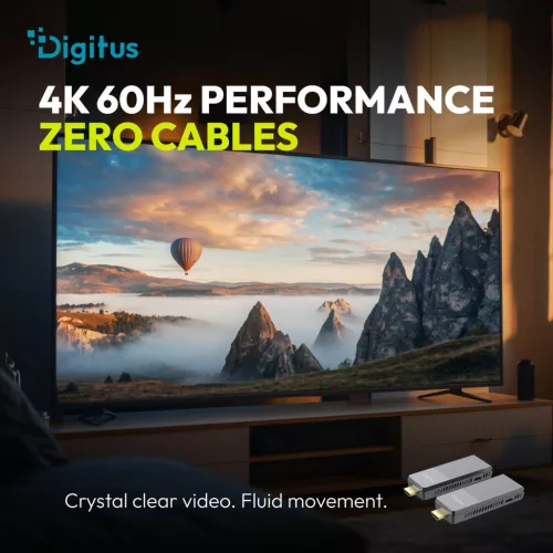DIGITUS DS-55359 HDMI 4K 60Hz WiFi Video 150m extender szett