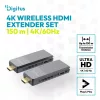 DIGITUS DS-55359 HDMI 4K 60Hz WiFi Video 150m extender szett