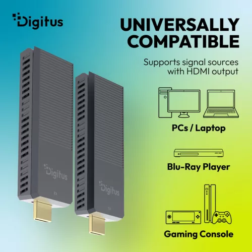 DIGITUS DS-55359 HDMI 4K 60Hz WiFi Video 150m extender szett