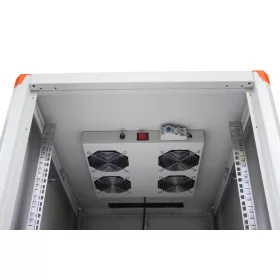   Legrand EC4V 4 ventillátoros tetőventillátor és termosztát készlet Evoline álló szekrényhez