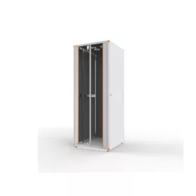   Legrand EVO42U6080 Evoline 19" 42U SZÉL:600 MÉLY:800 MAG:1894 MAX:1000kg biztonsági üvegajtós szürke álló rack szekrény