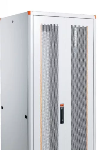 Legrand EVO42U8080EE Evoline 19" 42U SZÉL:800 MÉLY:800 MAG:1894 MAX:1000kg dupla 63% perforált ajtós szürke álló rack szekrény