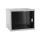 Legrand EVO7U6045 Evoline 19" 7U SZÉL:600 MÉLY:450 MAG:405 MAX:65kg üvegajtós szürke fali rack szekrény