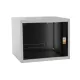 Legrand EVO9U6045 Evoline 19" 9U SZÉL:600 MÉLY:450 MAG:495 MAX:65kg üvegajtós szürke fali rack szekrény