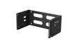 Lanberg FB01-5404-10B 19" 4U SZÉL:497mm MÉLY:400/240mm Max:12kg fekete fali konzol