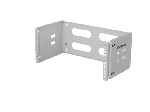 Lanberg FB01-5404-10S 19" 4U SZÉL:497mm MÉLY:400/240mm Max:12kg szürke fali konzol