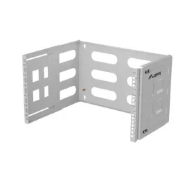   Lanberg FB01-5406-10S 19" 6U SZÉL:497mm MÉLY:400/240mm Max:12kg szürke fali konzol