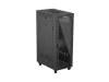 Lanberg FF01-6032-12BL 19" 32U SZÉL:600mm MÉLY:1000mm MAG:1676mm lapraszerelt LCD üvegajtós fekete szerver szekrény