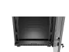 Lanberg FF01-6032-12BL 19" 32U SZÉL:600mm MÉLY:1000mm MAG:1676mm lapraszerelt LCD üvegajtós fekete szerver szekrény