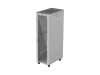 Lanberg FF01-6042-12S 19" 42U SZÉL:600mm MÉLY:1000mm MAG:2123mm lapraszerelt LCD üvegajtós szürke szerver szekrény