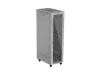 Lanberg FF01-6042-12S 19" 42U SZÉL:600mm MÉLY:1000mm MAG:2123mm lapraszerelt LCD üvegajtós szürke szerver szekrény