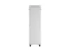 Lanberg FF01-6042-12S 19" 42U SZÉL:600mm MÉLY:1000mm MAG:2123mm lapraszerelt LCD üvegajtós szürke szerver szekrény