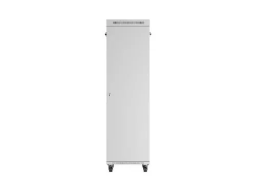 Lanberg FF01-6042-12S 19" 42U SZÉL:600mm MÉLY:1000mm MAG:2123mm lapraszerelt LCD üvegajtós szürke szerver szekrény