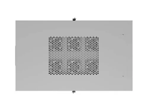Lanberg FF01-6042-12S 19" 42U SZÉL:600mm MÉLY:1000mm MAG:2123mm lapraszerelt LCD üvegajtós szürke szerver szekrény