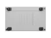 Lanberg FF01-6042-12S 19" 42U SZÉL:600mm MÉLY:1000mm MAG:2123mm lapraszerelt LCD üvegajtós szürke szerver szekrény