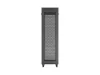 Lanberg FF01-6042-23BL 19" 42U SZÉL:600mm MÉLY:1000mm MAG:2127mm lapraszerelt LCD hálós fémajtós fekete szerver szekrény