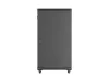 Lanberg FF01-6222-12B 19" 22U SZÉL:600mm MÉLY:1200mm MAG:1200mm lapraszerelt üvegajtós fekete szerver szekrény