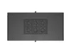 Lanberg FF01-6222-23B 19" 22U SZÉL:600mm MÉLY:1200mm MAG:1200mm lapraszerelt hálós fémajtós fekete szerver szekrény