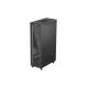 Lanberg FF01-6242-12BL 19" 42U SZÉL:600mm MÉLY:1200mm MAG:2018 mm lapraszerelt LCD üvegajtós fekete szerver szekrény